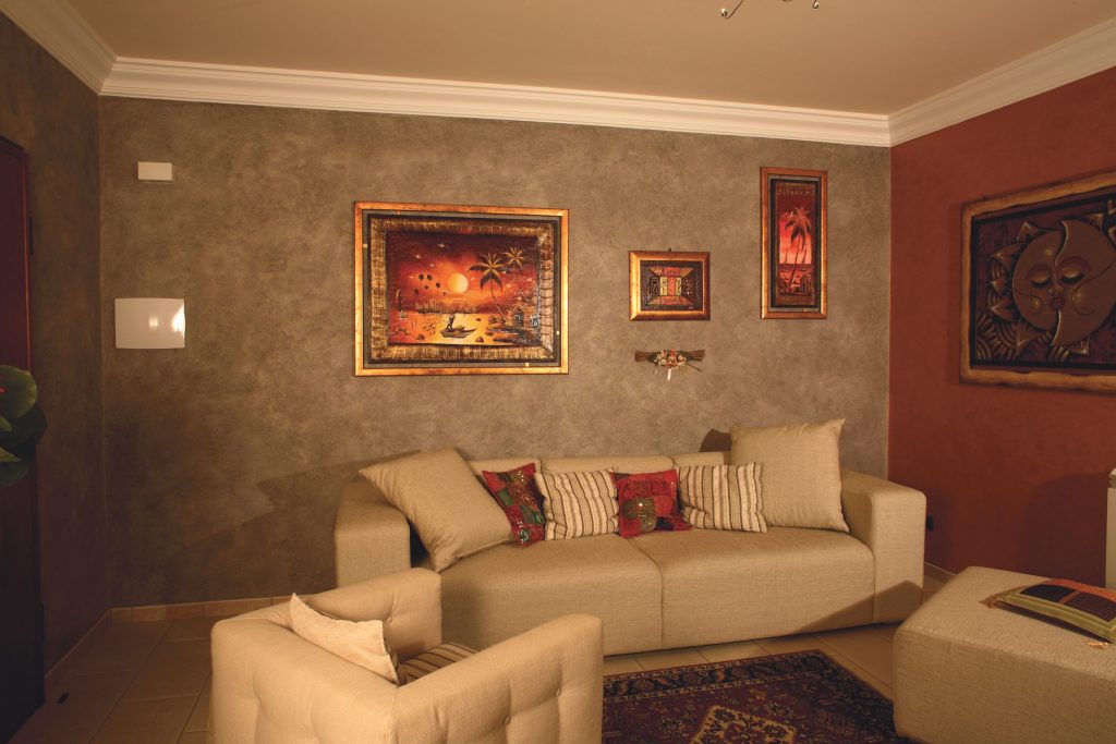 Decorà falak nappaliban